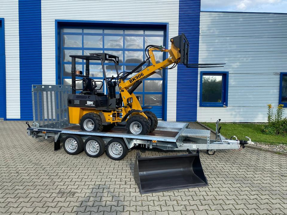Radlader/Hoflader BK906 inkl. Tieflader und Gabel/Schaufelpaket *INKL.19% MWST*BERGER KRAUS*PERKINS*SOFORT!* - Компактный фронтальный погрузчик: фото 2 Radlader/Hoflader BK906 inkl. Tieflader und Gabel/Schaufelpaket *INKL.19% MWST*BERGER KRAUS*PERKINS*SOFORT!* - Компактный фронтальный погрузчик: фото 2