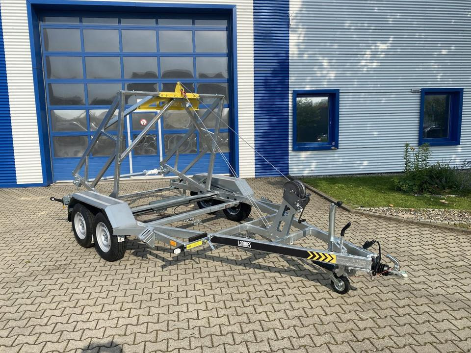 Кабельный транспортер Vermietung / Kabelanhänger 2700KG / Nutzlast 2094KG / Kabeltrommel-Anhänger / Glasfaser/ 1 Woche: фото 10