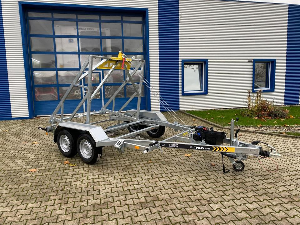 Кабельный транспортер Vermietung / Kabelanhänger 3500KG E-Winde / Nutzlast 2825KG / Kabeltrommel-Anhänger / Glasfaser/ 3 Tage: фото 8