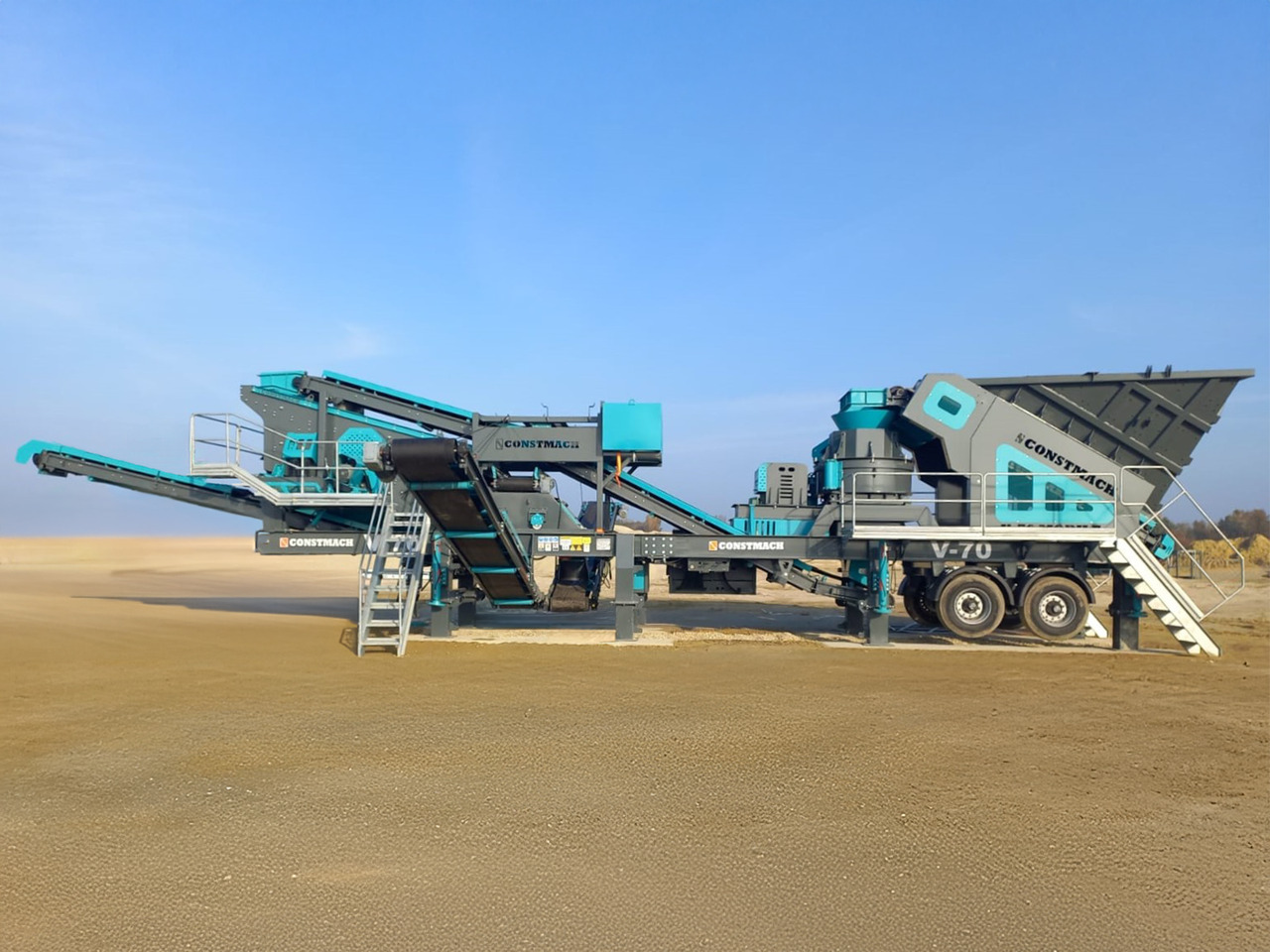 Новый Мобильная дробилка Constmach 200 T/H Capacity Vertical Shaft Mobile Crusher: фото 6