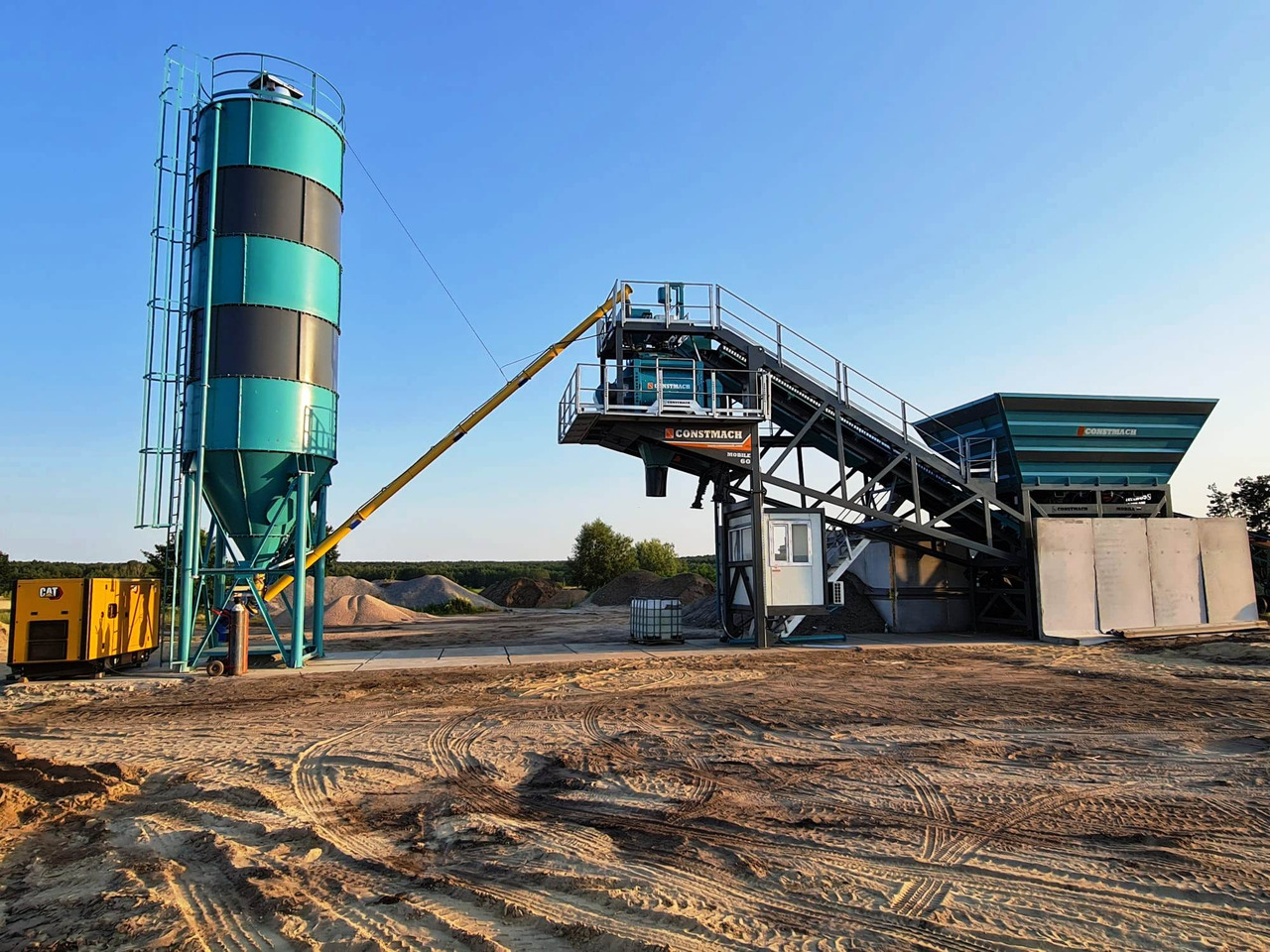 Новый Бетонный завод Constmach 60 m³/h Portable Concrete Batching Plant: фото 7