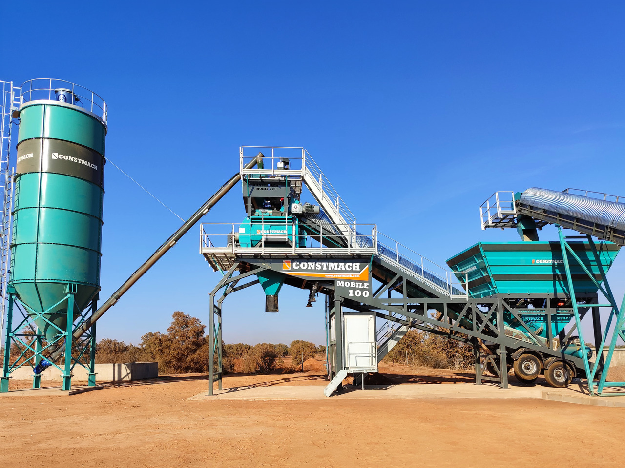 Constmach Centrale à Béton Mobile de 100 m³/h - Бетонный завод: фото 4 Constmach Centrale à Béton Mobile de 100 m³/h - Бетонный завод: фото 4