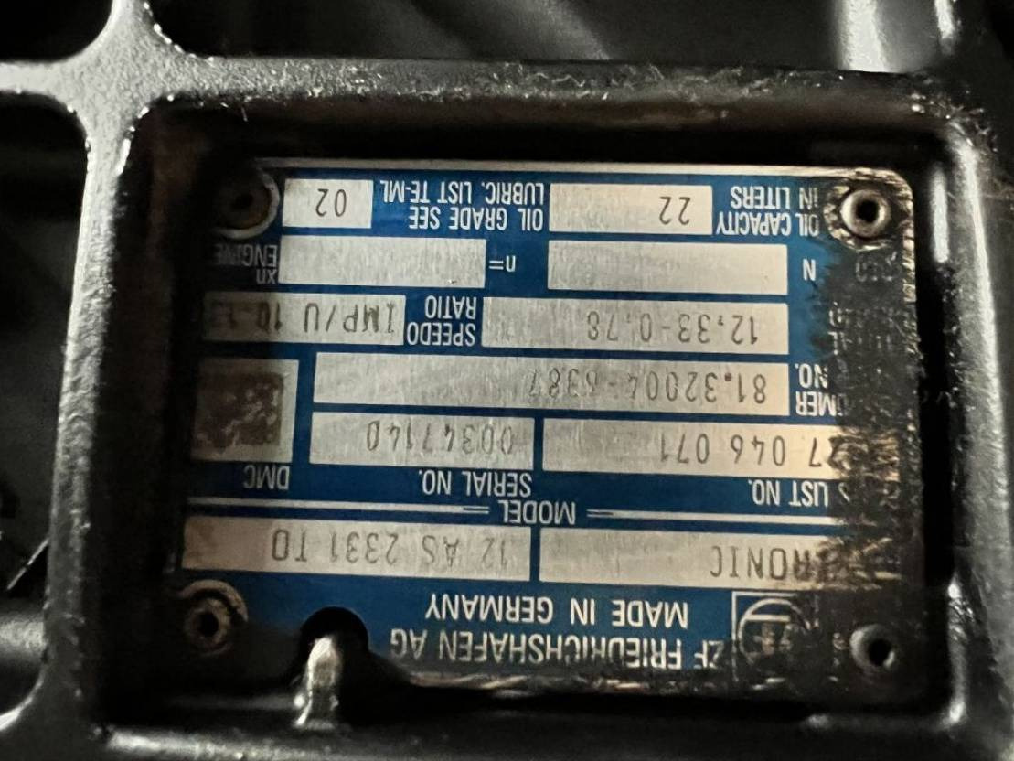 MAN TGA ZF Getriebe 12AS2331 TO - Коробка передач для Грузовиков: фото 4 MAN TGA ZF Getriebe 12AS2331 TO - Коробка передач для Грузовиков: фото 4