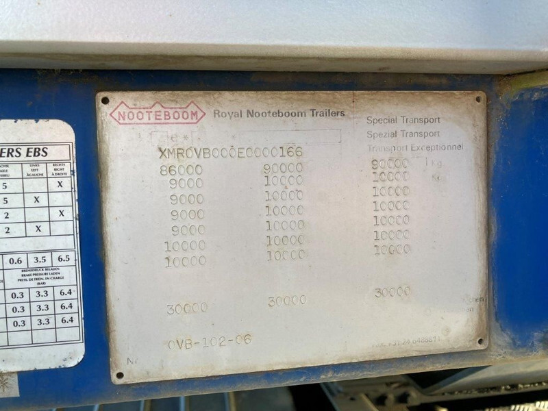Полуприцеп бортовой/ Платформа Nooteboom 0VB-102-06 Ballast Trailer: фото 15 Полуприцеп бортовой/ Платформа Nooteboom 0VB-102-06 Ballast Trailer: фото 15