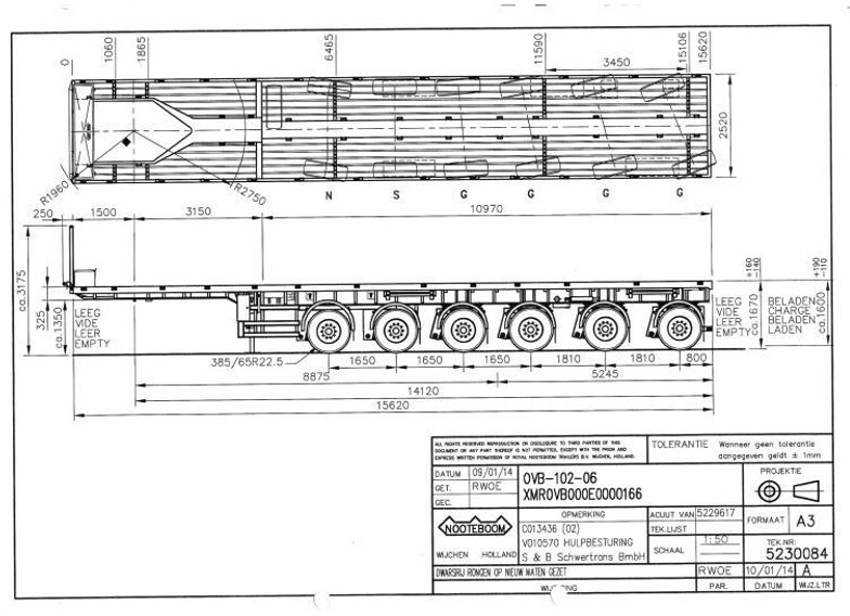 Полуприцеп бортовой/ Платформа Nooteboom 0VB-102-06 Ballast Trailer: фото 18 Полуприцеп бортовой/ Платформа Nooteboom 0VB-102-06 Ballast Trailer: фото 18