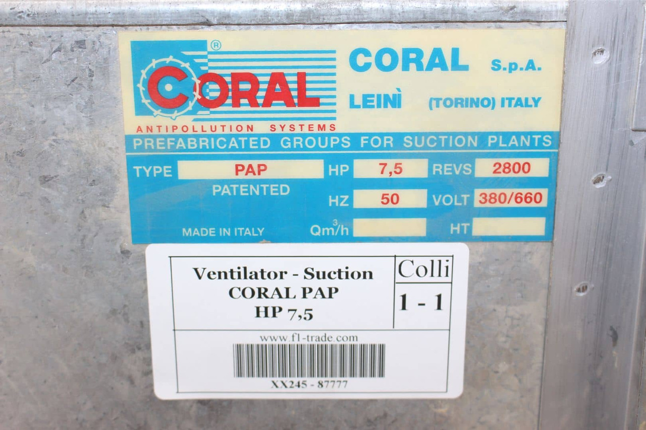 Coral PAP HP 7,5 - Промышленное климатическое оборудование: фото 3 Coral PAP HP 7,5 - Промышленное климатическое оборудование: фото 3