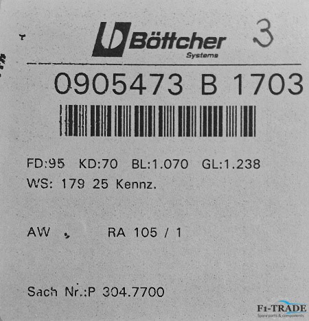 Böttcher KBA RA 105 - Запчасти для Печатного оборудования: фото 3 Böttcher KBA RA 105 - Запчасти для Печатного оборудования: фото 3