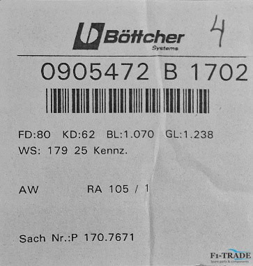 Böttcher KBA RA 105 - Запчасти для Печатного оборудования: фото 4 Böttcher KBA RA 105 - Запчасти для Печатного оборудования: фото 4