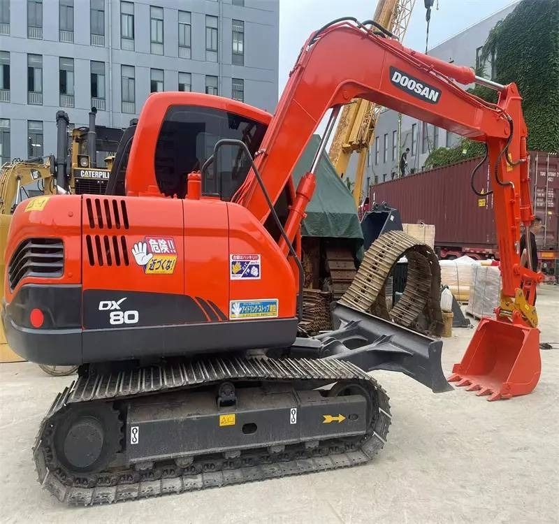 Doosan DX80 - Мини-экскаватор: фото 2 Doosan DX80 - Мини-экскаватор: фото 2