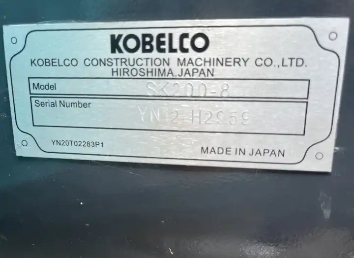 20t Used Kobelco Excavator Sk200-8 Sk200 210-8,Kobelco Sk140 Sk200 Sk210 Excavators In Shanghai - Гусеничный экскаватор: фото 5 20t Used Kobelco Excavator Sk200-8 Sk200 210-8,Kobelco Sk140 Sk200 Sk210 Excavators In Shanghai - Гусеничный экскаватор: фото 5