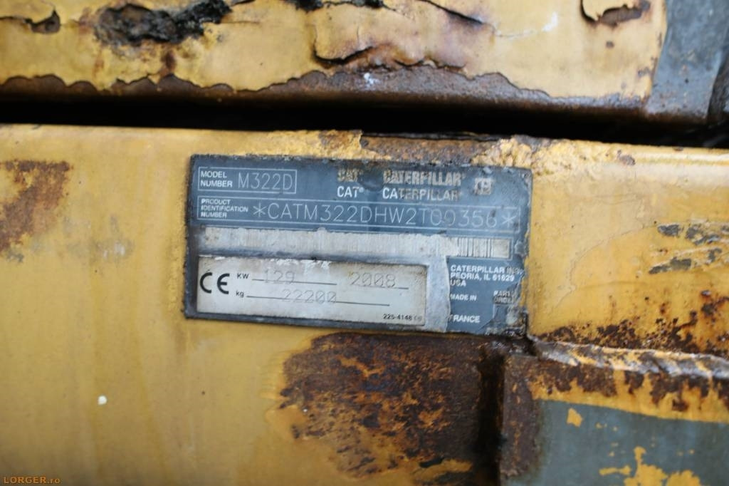 Перегружатель CAT M 322 D: фото 15 Перегружатель CAT M 322 D: фото 15