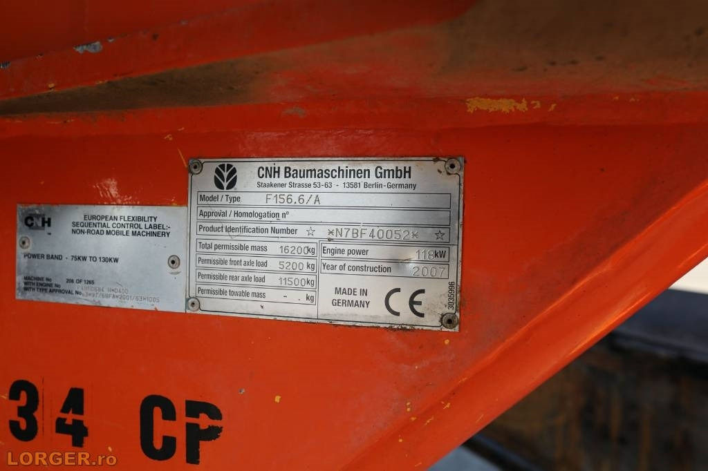 Грейдер New Holland F 156.6 A with 3D GPS System: фото 31