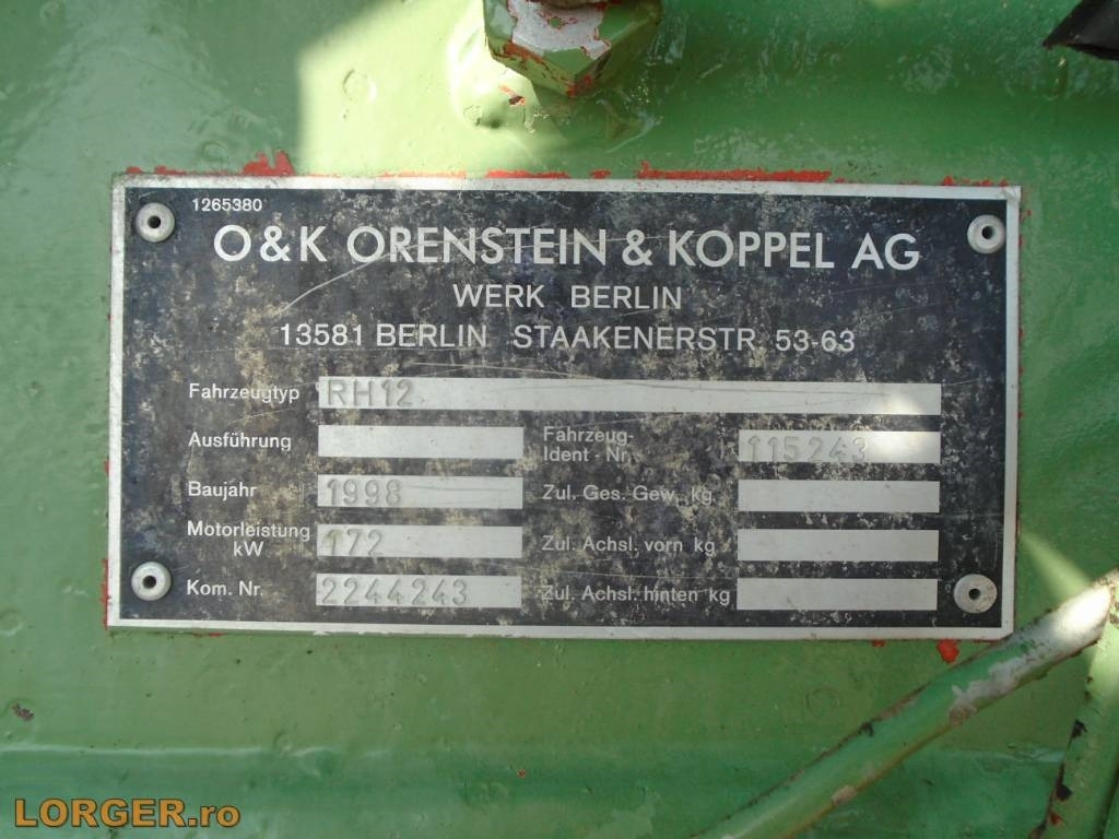 Гусеничный экскаватор O&K RH 12: фото 16