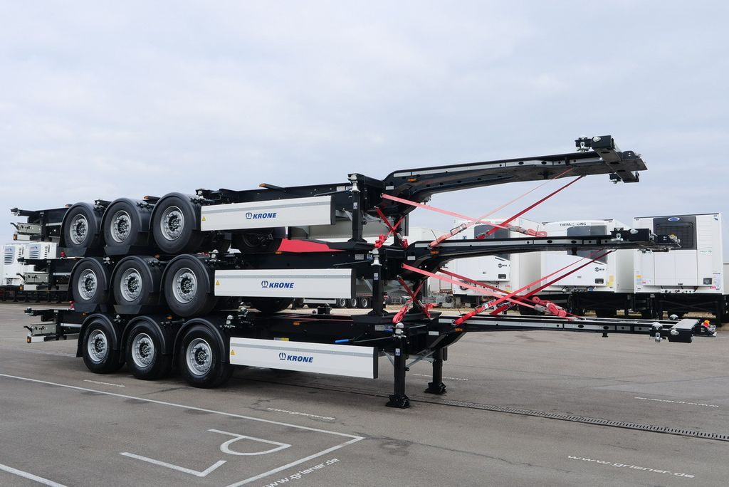 Krone SDC 27/eLT3 / 2 x 20/30/40 /20 mittig EXIII ADR - Полуприцеп-контейнеровоз/ Сменный кузов: фото 4 Krone SDC 27/eLT3 / 2 x 20/30/40 /20 mittig EXIII ADR - Полуприцеп-контейнеровоз/ Сменный кузов: фото 4