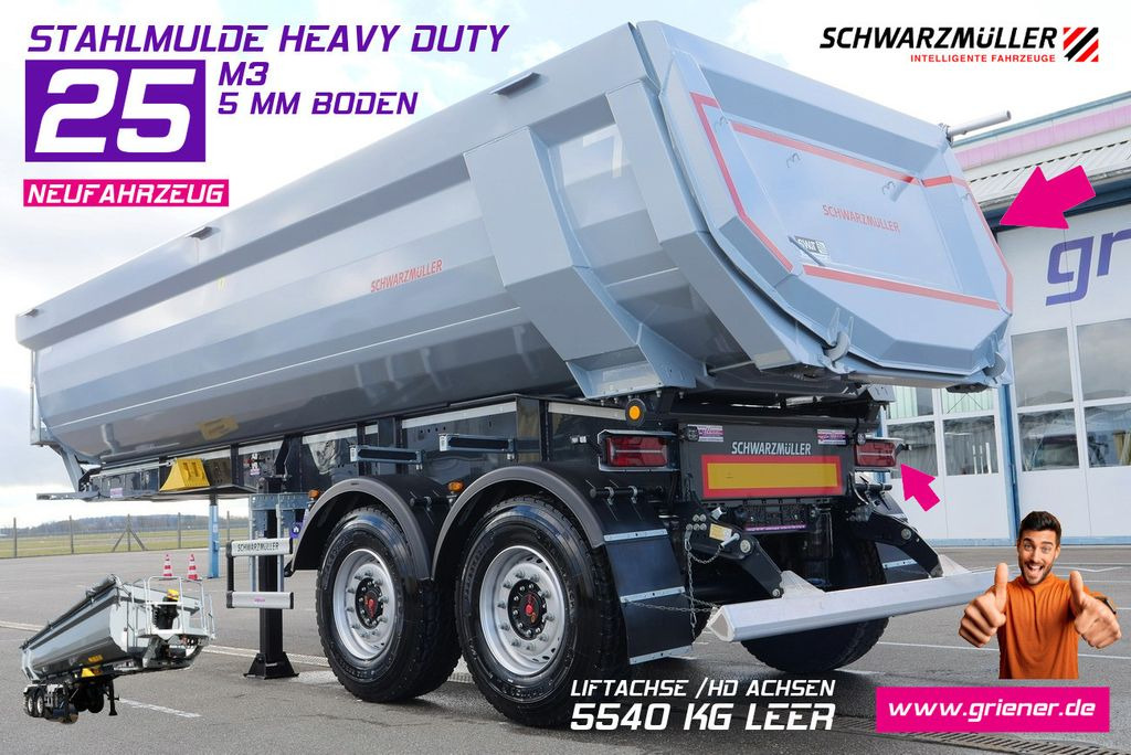 Schwarzmüller HARDOX MULDE / HEAVY DUTY /25 m³ 5 mm 6x4 Schwarzmüller HARDOX MULDE / HEAVY DUTY /25 m³ 5 mm 6x4 - Самосвальный полуприцеп: фото 1 Schwarzmüller HARDOX MULDE / HEAVY DUTY /25 m³ 5 mm 6x4 Schwarzmüller HARDOX MULDE / HEAVY DUTY /25 m³ 5 mm 6x4 - Самосвальный полуприцеп: фото 1