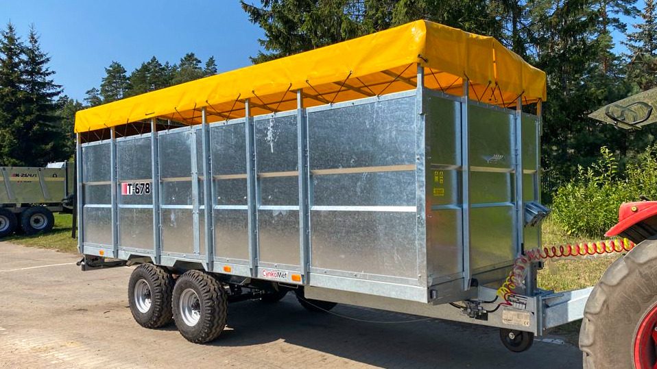 Cynkomet Viehanhänger / Livestock trailer / Remorque bétaillère / Rimorchio per bestiame / Rimorchio per bestiame /Прицеп для перевозки животных / Przyczepa do przewozu zwierząt - Прицеп для перевозки животных: фото 4 Cynkomet Viehanhänger / Livestock trailer / Remorque bétaillère / Rimorchio per bestiame / Rimorchio per bestiame /Прицеп для перевозки животных / Przyczepa do przewozu zwierząt - Прицеп для перевозки животных: фото 4