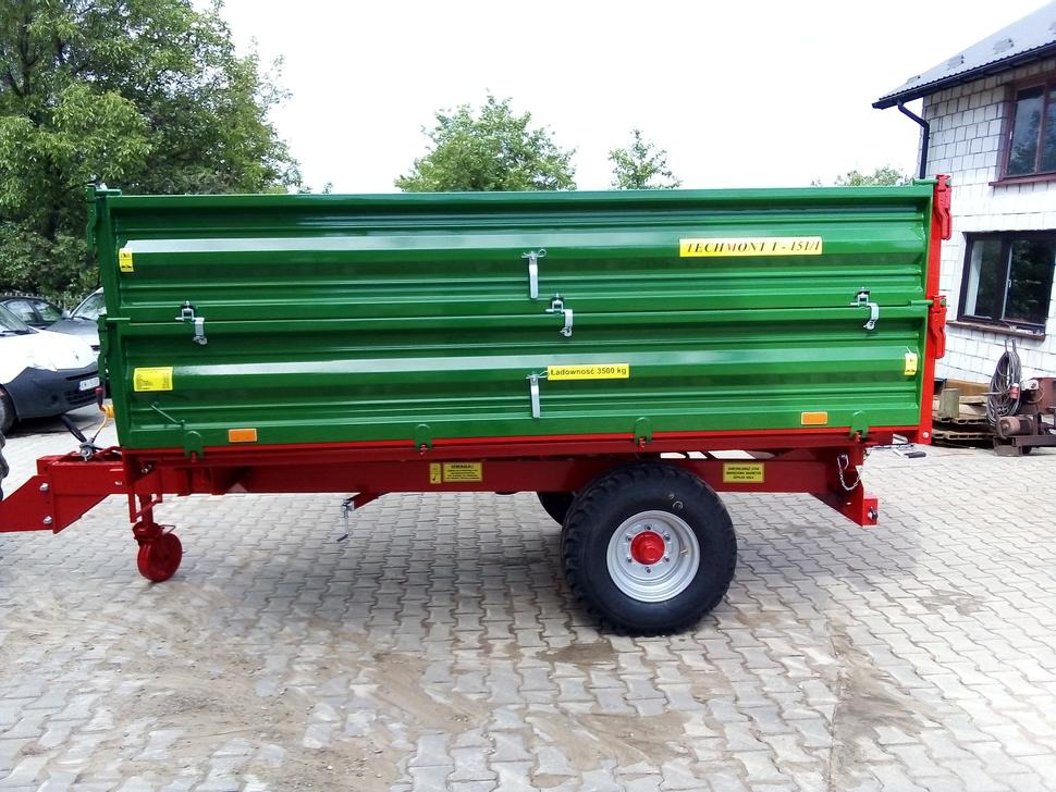Techmont Anhänger / Trailer / Remorque / Rimorchio / Прицеп одноосный / Przyczepa jednoosiowa T-151/1 3,5 t - Сельскохозяйственный прицеп-самосвал: фото 3 Techmont Anhänger / Trailer / Remorque / Rimorchio / Прицеп одноосный / Przyczepa jednoosiowa T-151/1 3,5 t - Сельскохозяйственный прицеп-самосвал: фото 3