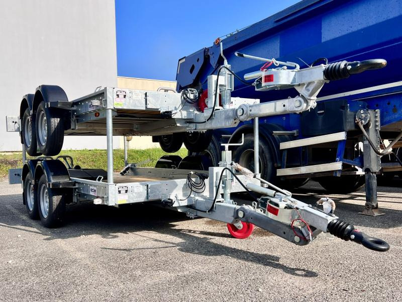 Ecim E350AF REMORQUE PORTE ENGINS 2 ESSIEUX 3T5 NEUVE - Прицеп-автовоз: фото 3 Ecim E350AF REMORQUE PORTE ENGINS 2 ESSIEUX 3T5 NEUVE - Прицеп-автовоз: фото 3