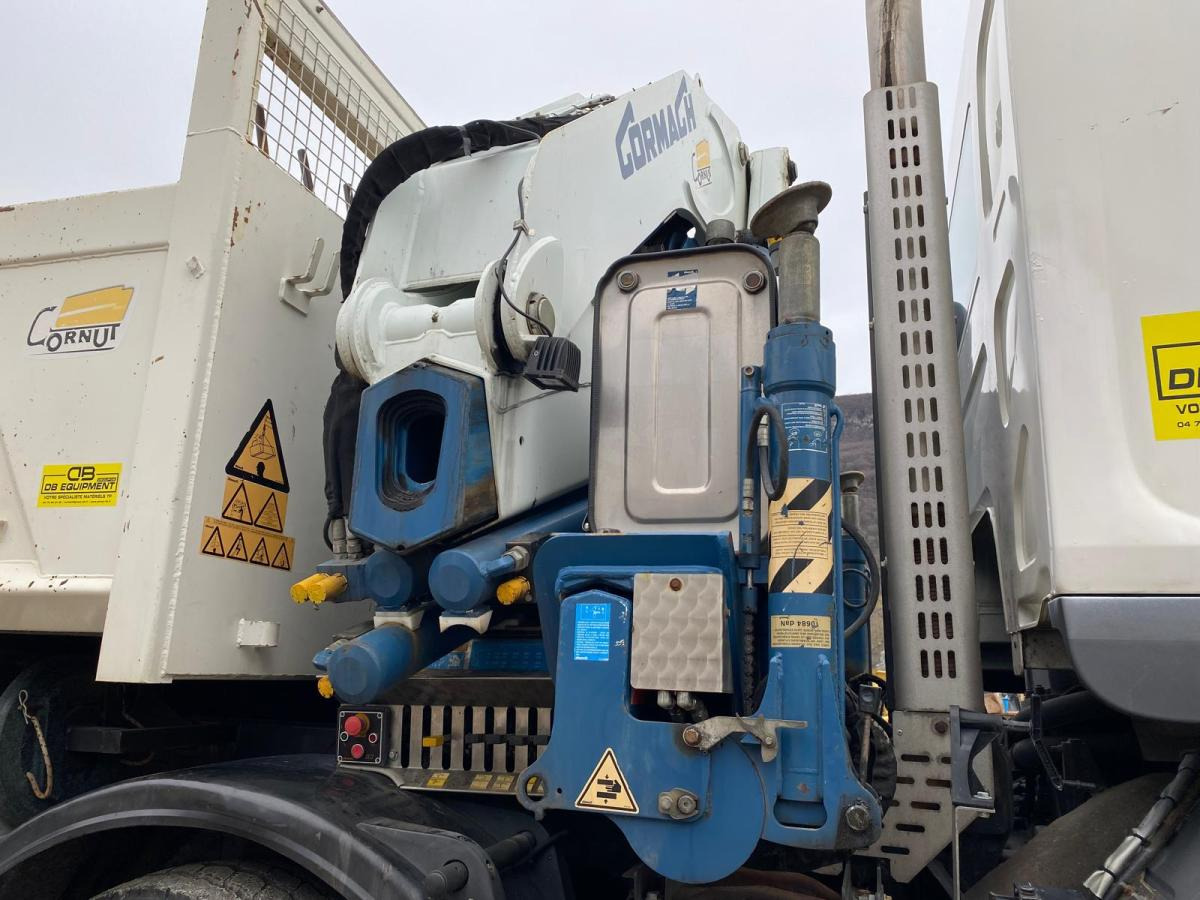 Самосвал, Автоманипулятор RENAULT KERAX 8x4 520 BIBENNE CIF GRUE CORMACH: фото 15