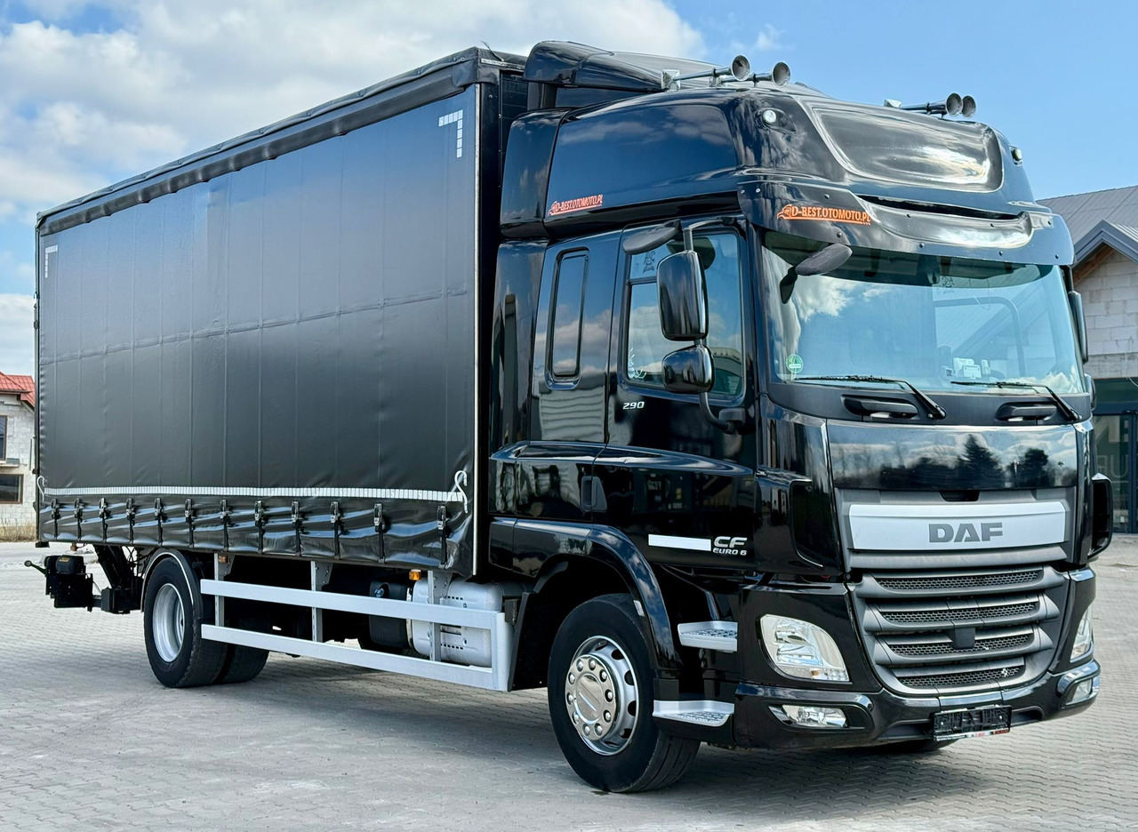 DAF CF 290 / FIRANKA / WINDA / SYPIALKA / AUTOMAT / 2017 ROK / 9 940 KG ŁADOWNOŚCI / WYSOKA KABINA - Тентованный грузовик: фото 1 DAF CF 290 / FIRANKA / WINDA / SYPIALKA / AUTOMAT / 2017 ROK / 9 940 KG ŁADOWNOŚCI / WYSOKA KABINA - Тентованный грузовик: фото 1
