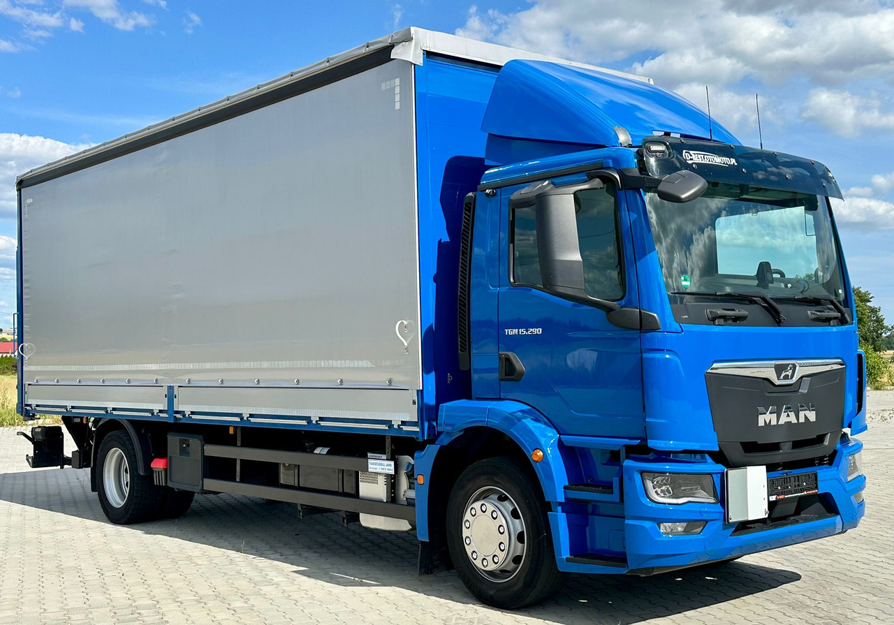 MAN TGM 15.290 / FIRANKA / WINDA / AUTOMAT / 2021 ROK / 18 EUROPALET / 15 T DMC - Тентованный грузовик: фото 1 MAN TGM 15.290 / FIRANKA / WINDA / AUTOMAT / 2021 ROK / 18 EUROPALET / 15 T DMC - Тентованный грузовик: фото 1
