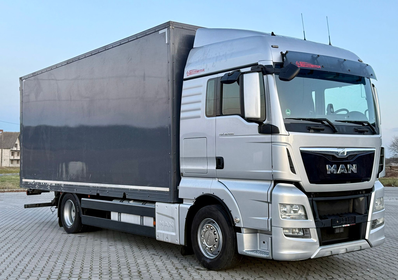 MAN TGX 18.400 / FIRANKA / KONTENER / NISKI PRZEBIEG / EURO 6 / AUTOMAT / SYPIALKA / 2016 ROK - Тентованный грузовик: фото 1 MAN TGX 18.400 / FIRANKA / KONTENER / NISKI PRZEBIEG / EURO 6 / AUTOMAT / SYPIALKA / 2016 ROK - Тентованный грузовик: фото 1