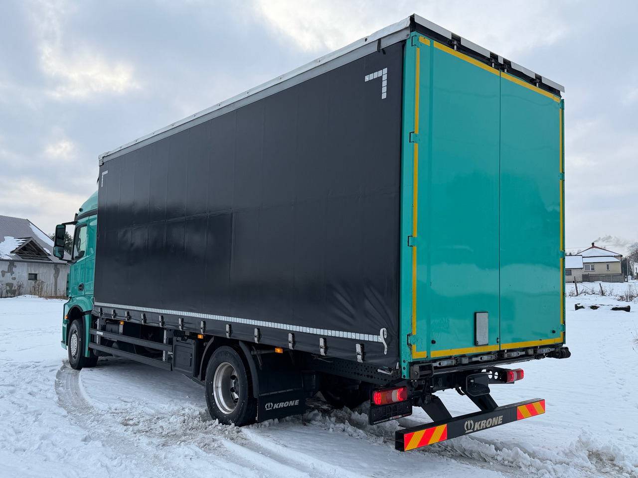 MERCEDES-BENZ ACTROS 1845 / FIRANKA / 19 EUROPALET / ALUSY / 8 000 KG ŁADOWNOŚCI / 2018 ROK / SPROWADZONY / AUTOMAT / SYPIALKA / EURO 6 - Тентованный грузовик: фото 4 MERCEDES-BENZ ACTROS 1845 / FIRANKA / 19 EUROPALET / ALUSY / 8 000 KG ŁADOWNOŚCI / 2018 ROK / SPROWADZONY / AUTOMAT / SYPIALKA / EURO 6 - Тентованный грузовик: фото 4