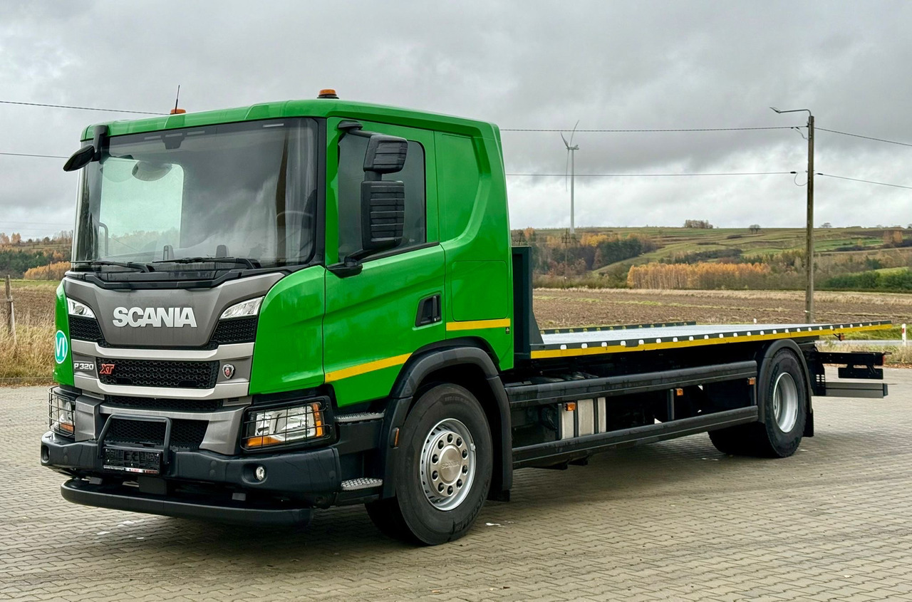 SCANIA P320 / PLATFORMA / NOWY / 5 TYŚ KM / SYPIALKA / 2023 ROK / CAŁA NA PODUSZKACH / 7.7 M DŁUGOŚCI / LAWETA / DO PRZEWOZU MASZYN ROLNICZYCH ITP - Грузовик бортовой/ Платформа: фото 2 SCANIA P320 / PLATFORMA / NOWY / 5 TYŚ KM / SYPIALKA / 2023 ROK / CAŁA NA PODUSZKACH / 7.7 M DŁUGOŚCI / LAWETA / DO PRZEWOZU MASZYN ROLNICZYCH ITP - Грузовик бортовой/ Платформа: фото 2