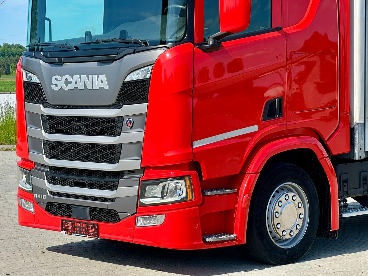 Тентованный грузовик SCANIA R410 / FIRANKA / 21 EUROPALET / 8.5 M DŁUGOŚCI / 6x2 / PODWIESZA: фото 10