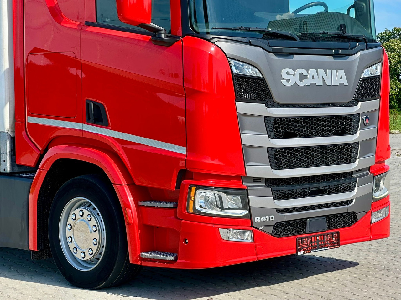Тентованный грузовик SCANIA R410 / FIRANKA / 21 EUROPALET / 8.5 M DŁUGOŚCI / 6x2 / PODWIESZA: фото 13