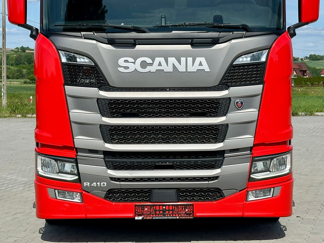 Тентованный грузовик SCANIA R410 / FIRANKA / 21 EUROPALET / 8.5 M DŁUGOŚCI / 6x2 / PODWIESZA: фото 11