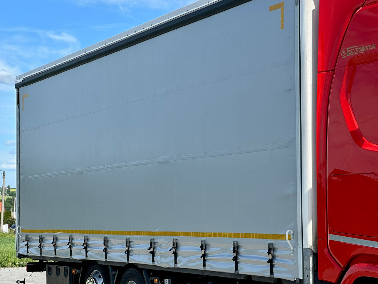Тентованный грузовик SCANIA R410 / FIRANKA / 21 EUROPALET / 8.5 M DŁUGOŚCI / 6x2 / PODWIESZA: фото 18