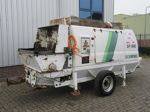 2015 SP 1800 D4 125 KW trailer static pump - Бетононасос стационарный: фото 2 2015 SP 1800 D4 125 KW trailer static pump - Бетононасос стационарный: фото 2