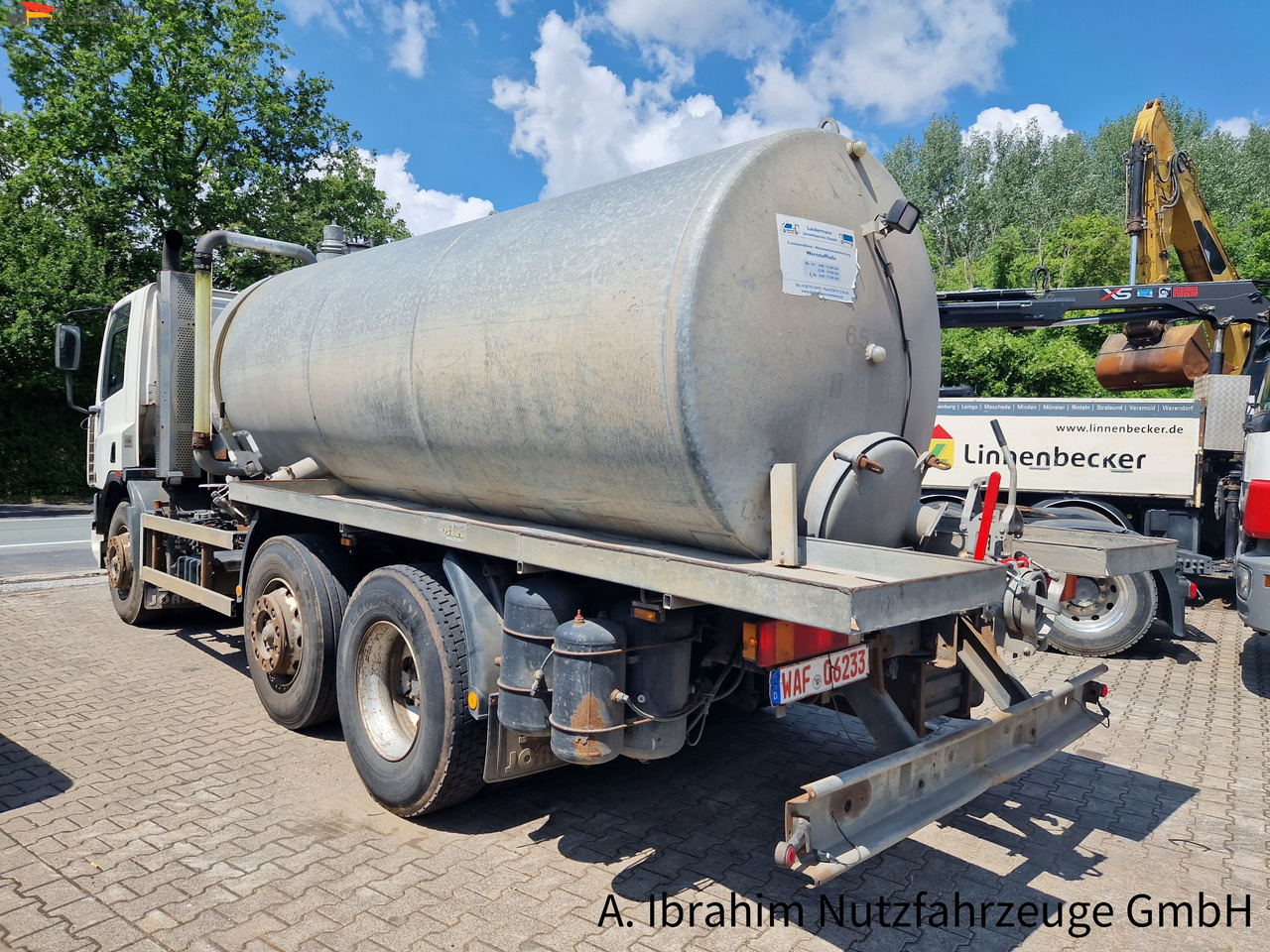 Грузовик-цистерна Daf CF 290 Wassertank 13500 L, Tank verzinkt Vorlauf- Lift- Lenkachse: фото 14
