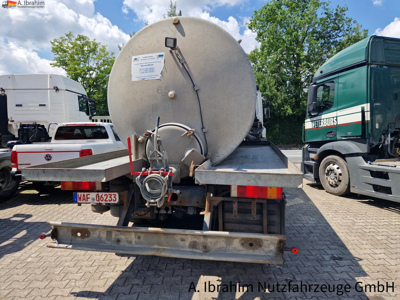 Грузовик-цистерна Daf CF 290 Wassertank 13500 L, Tank verzinkt Vorlauf- Lift- Lenkachse: фото 12