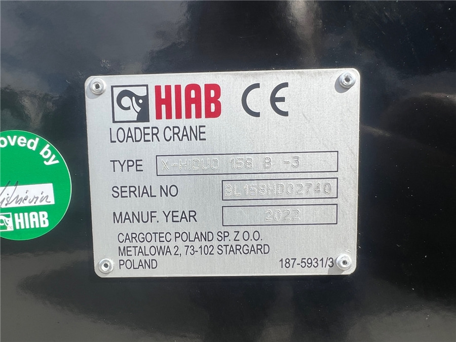Кран-манипулятор HIAB 158B-3 X-HIDUO NOVA: фото 8