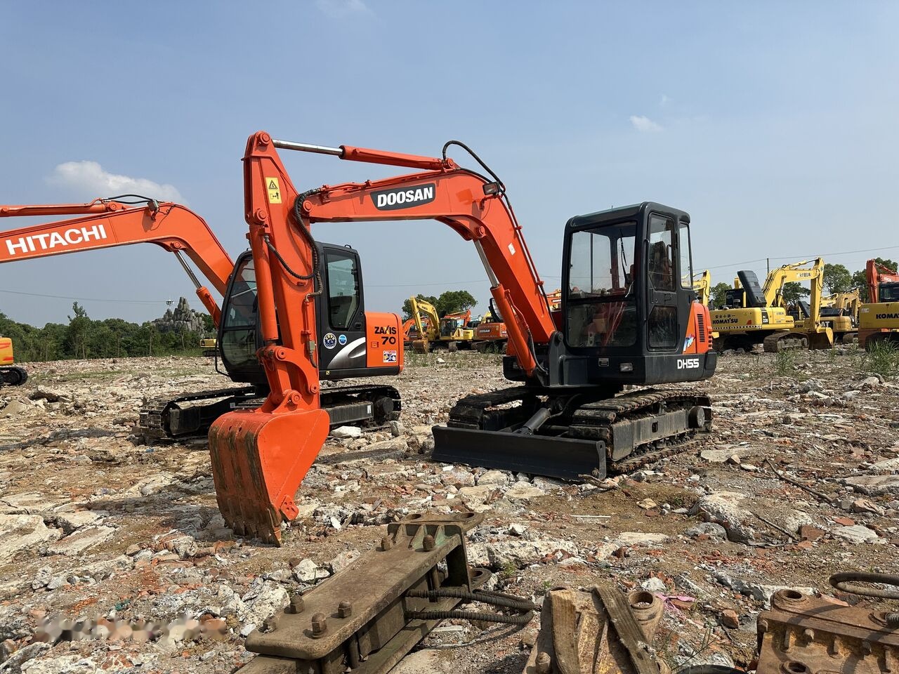 Doosan DH55 - Гусеничный экскаватор: фото 5 Doosan DH55 - Гусеничный экскаватор: фото 5