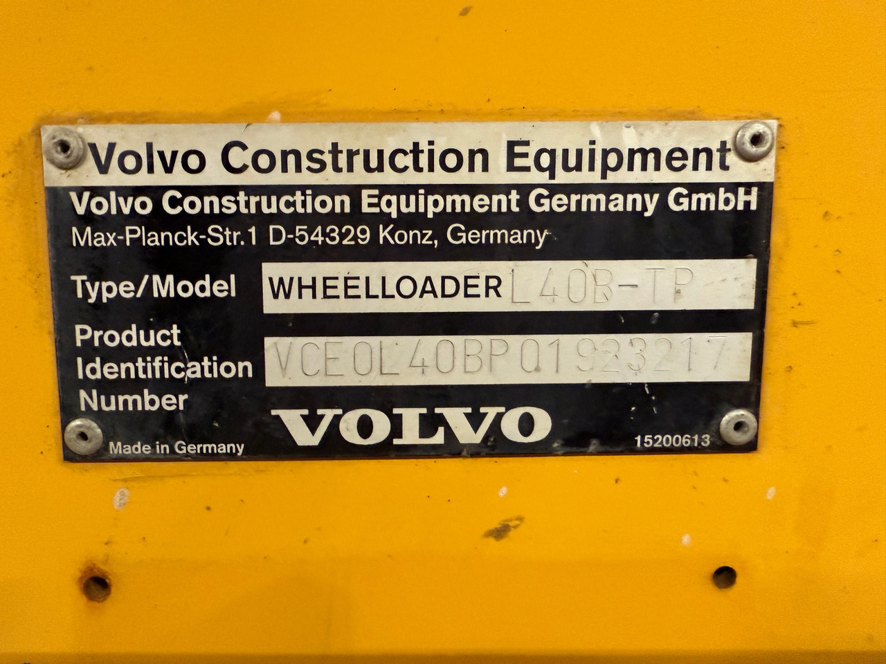 Колёсный погрузчик Volvo L40B-TP #Skuffe og Skjær #Kun 3458 timer: фото 9