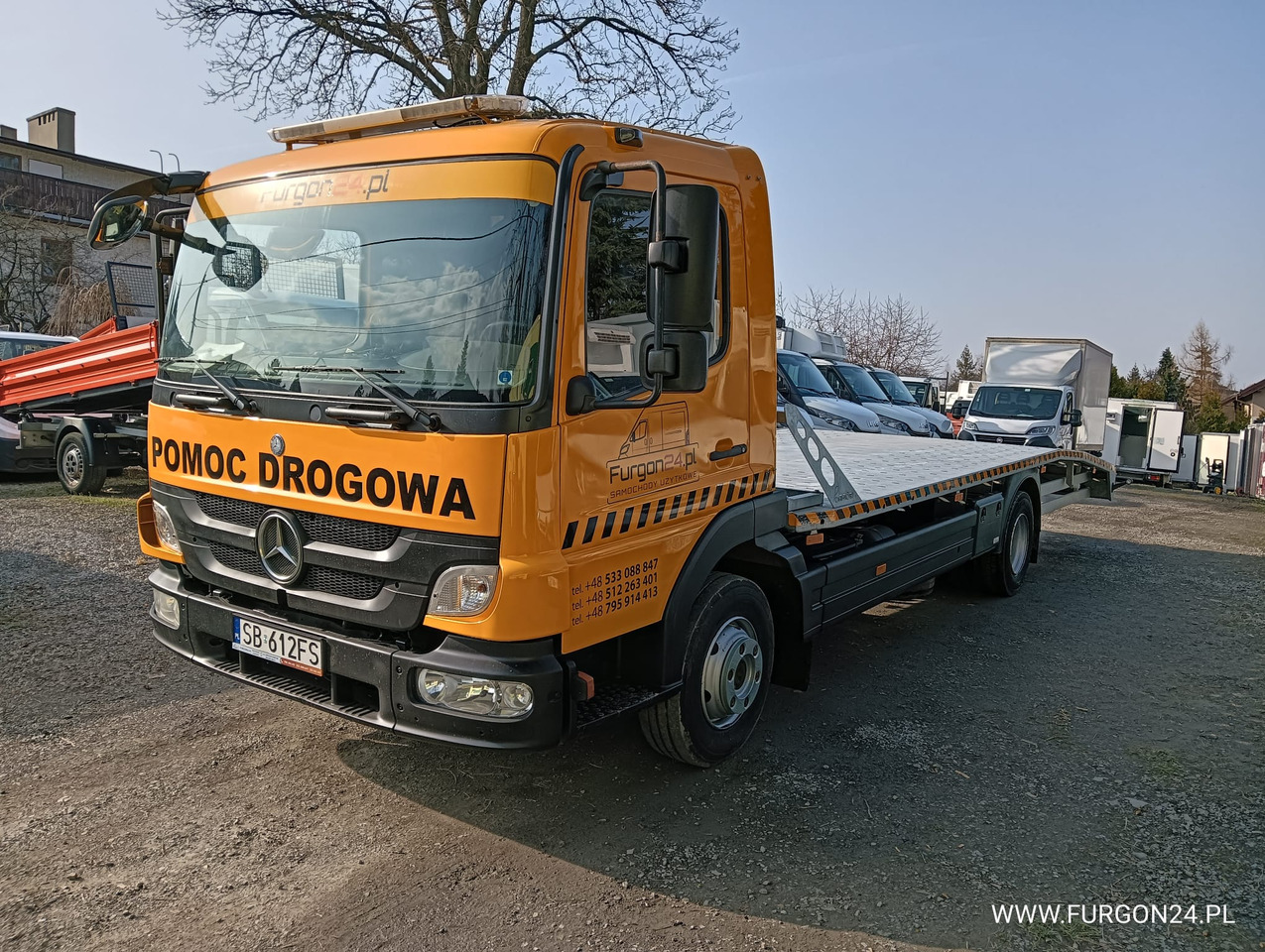 MERCEDES ATEGO 1018 POMOC DROGOWA LAWETA NR 665 - Автовоз: фото 1 MERCEDES ATEGO 1018 POMOC DROGOWA LAWETA NR 665 - Автовоз: фото 1