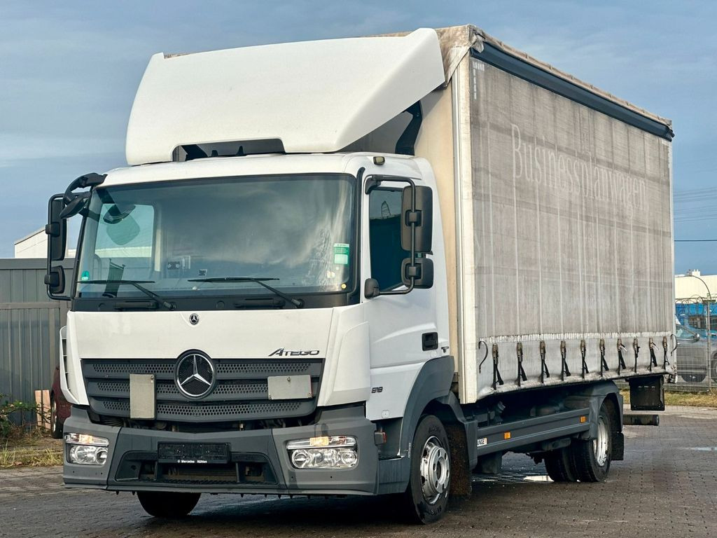 Mercedes-Benz Atego 818 Pritsche+Plane+Klima - Тентованный грузовик: фото 1 Mercedes-Benz Atego 818 Pritsche+Plane+Klima - Тентованный грузовик: фото 1