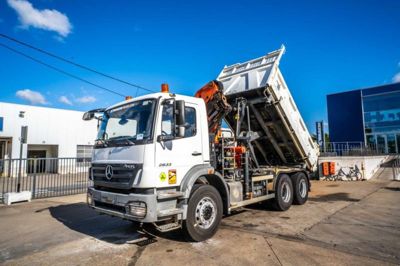 Mercedes AXOR 2633+BIBENNE+PALFINGER 18T/m /3XHydr. - Самосвал, Автоманипулятор: фото 1 Mercedes AXOR 2633+BIBENNE+PALFINGER 18T/m /3XHydr. - Самосвал, Автоманипулятор: фото 1