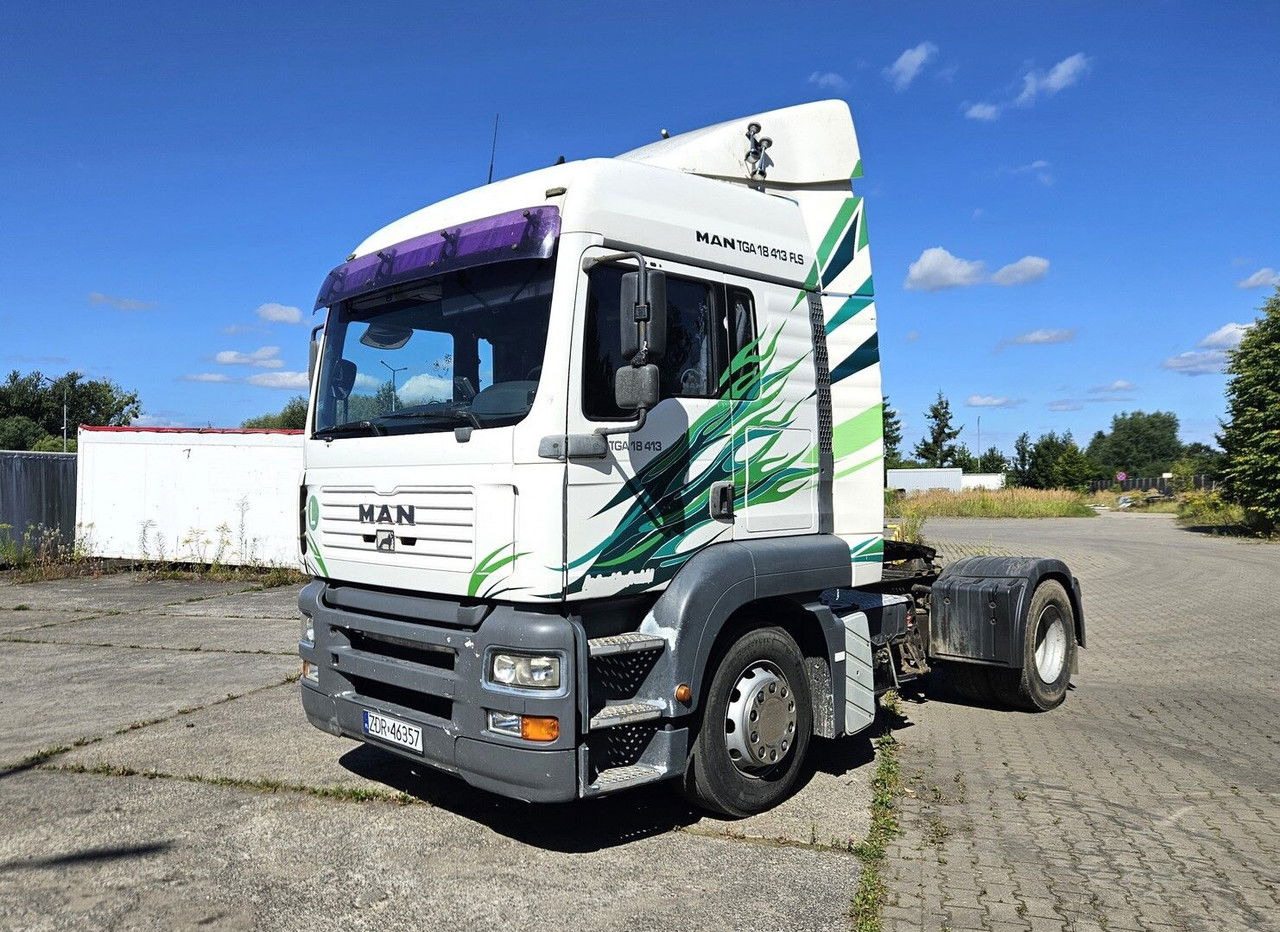 MAN 18.413 FLS - Manual pump and injectors, Intarder, Airco - Тягач: фото 1 MAN 18.413 FLS - Manual pump and injectors, Intarder, Airco - Тягач: фото 1