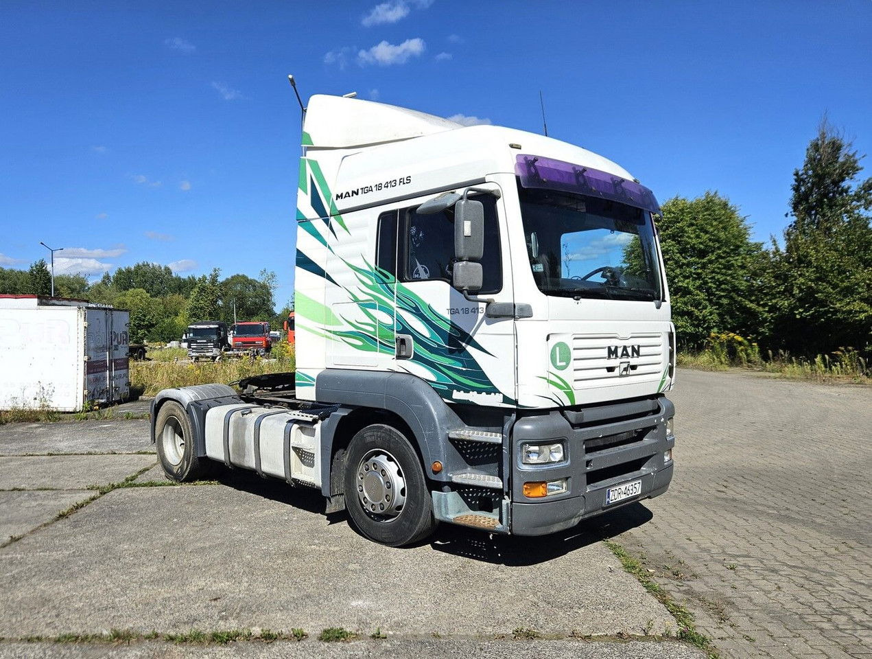 MAN 18.413 FLS - Manual pump and injectors, Intarder, Airco - Тягач: фото 2 MAN 18.413 FLS - Manual pump and injectors, Intarder, Airco - Тягач: фото 2