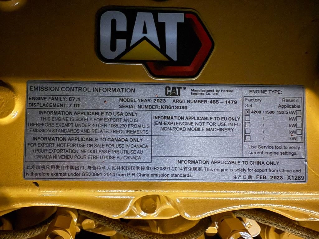 Новый Электрогенератор CAT DE165GC - 165 kVA Stand-by Generator - DPX-18210: фото 16