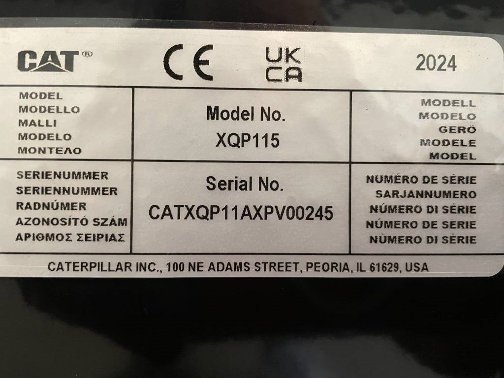 Новый Электрогенератор CAT XQP115 - Generator 115 kVA Stage V - DPX-18125: фото 22