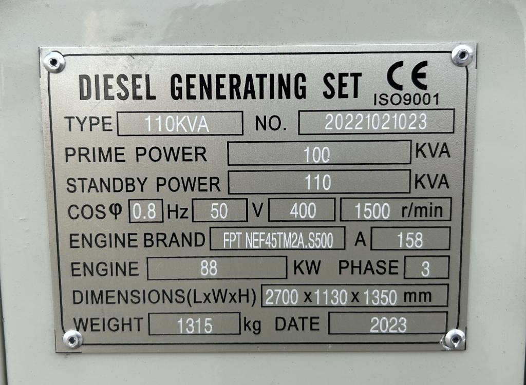 Iveco NEF45TM2A - 110 kVA Generator - DPX-19791 - Электрогенератор: фото 4 Iveco NEF45TM2A - 110 kVA Generator - DPX-19791 - Электрогенератор: фото 4