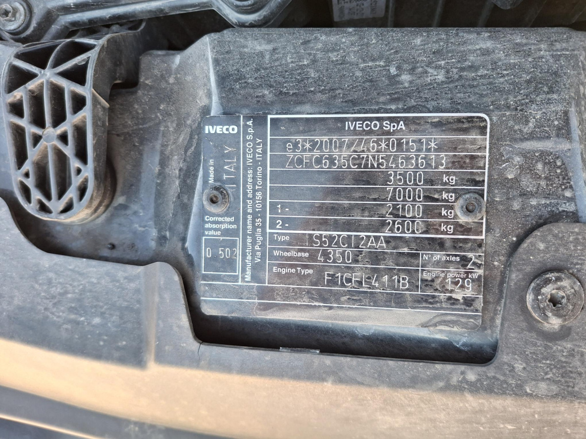 Грузовик с закрытым кузовом IVECO DAILY 50C18 KONTENER Z WINDĄ: фото 12