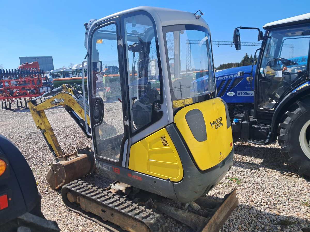 Minikoparka gąsienicowa WACKER NEUSON ET18 - 2021 - 1597 mth - 3 łyżki - Мини-экскаватор: фото 3 Minikoparka gąsienicowa WACKER NEUSON ET18 - 2021 - 1597 mth - 3 łyżki - Мини-экскаватор: фото 3