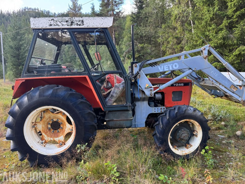 1987 Zetor 7245 mva fri traktor med Veto F15 lasteapparat 474 timer - Трактор: фото 3 1987 Zetor 7245 mva fri traktor med Veto F15 lasteapparat 474 timer - Трактор: фото 3