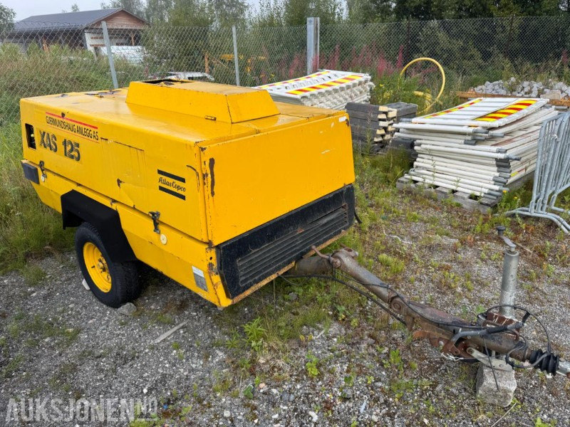 1992 Atlas Copco XAS125 kompressor - Буровая машина: фото 1 1992 Atlas Copco XAS125 kompressor - Буровая машина: фото 1